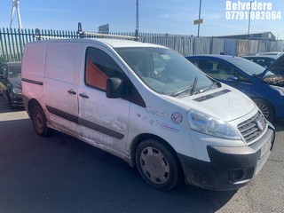 Location: Belvedere - 2011 FIAT SCUDO COMF 90 M-JET SWB Panel Van REG: YX11BJZ, Keys: No, MOT Expiry date: 22.07.2025, 1560 Diesel, 5 Speed Manual Diesel, Former Keepers: 3