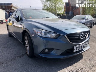 Location: Nottingham - 2014 MAZDA 6 SE-L NAV D 4 Door Saloon REG: VO14SZX, Keys: No, MOT Expiry date: 21/12/2024, 2191 Diesel, 6 Speed Manual Diesel, Former Keepers: 4