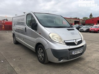 Location: Edinburgh - 2007 VAUXHALL VIVARO 2900 SPORTIVE Panel Van REG: DY07PUX, Keys: No, MOT Expiry date: 19/10/2024, 1995 Diesel, 6 Speed Manual Diesel, Former Keepers: 6