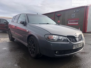 Location: Edinburgh - 2006 NISSAN ALMERA SX 5 Door Hatchback REG: YS06HMX, Keys: No, MOT Expiry date: 16/06/2025, 1497 Petrol, 5 Speed Manual Petrol, Former Keepers: 6