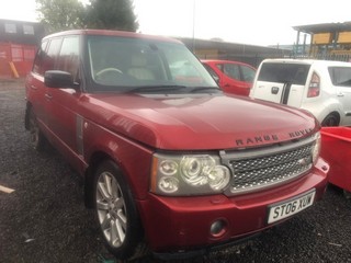 Location: Edinburgh - 2006 LAND ROVER RANGEROVER V8 SC AUTO Estate REG: ST06XUW, Keys: No, MOT Expiry date: 29/10/2025, 4197 Petrol, 6 Speed Auto Petrol, Former Keepers: 3