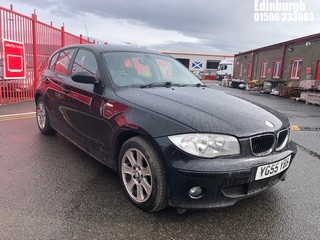 Location: Edinburgh - 2005 BMW 120D SE 5 Door Hatchback REG: YG55YBB, Keys: No, MOT Expiry date: 06/01/2026, 1995 Diesel, 6 Speed Manual Diesel, Former Keepers: 3