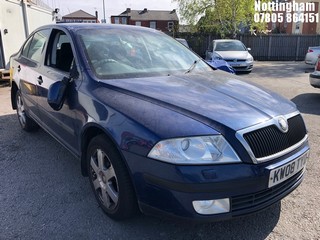 Location: Nottingham - 2008 SKODA OCTAVIA ELEGANCE TDI PD A 5 Door Hatchback REG: KW08TYD, Keys: No, MOT Expiry date: 03/11/2025, 1968 Diesel, 6 Speed Auto Diesel, Former Keepers: 13