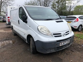 Location: Mitcham - 2007 NISSAN PRIMASTAR DCI 115 SE SWB Panel Van REG: RJ57LZA, Keys: No, MOT Expiry date: 05/04/2025, 1995 Diesel, 6 Speed Manual Diesel, Former Keepers: 2