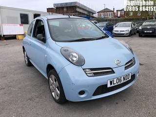 Location: Nottingham - 2006 NISSAN MICRA ACTIV 3 Door Hatchback REG: WL06NDD, Keys: No, MOT Expiry date: 09/01/2022, 1240 Petrol, 5 Speed Manual Petrol, Former Keepers: 5
