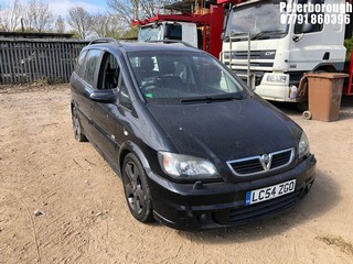 Location: Peterborough - 2005 VAUXHALL ZAFIRA SRI DTI MPV REG: LC54ZGO, Keys: No, MOT Expiry date: 10/10/2025, 1995 Diesel, 5 Speed Manual Diesel, Former Keepers: 7