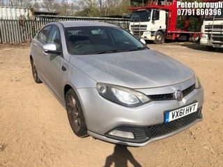 Location: Peterborough - 2011 MG 6 SE GT TURBO 5 Door Hatchback REG: VX61HVT, Keys: No, MOT Expiry date: 02/08/2025, 1796 Petrol, 5 Speed Manual Petrol, Former Keepers: 8