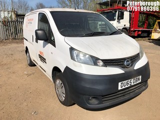 Location: Peterborough - 2015 NISSAN NV200 ACENTA DCI Car Derived Van REG: DU65OBN, Keys: No, MOT Expiry date: 26/01/2024, 1461 Diesel, 5 Speed Manual Diesel, Former Keepers: 3