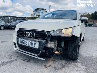 Location: Plymouth - 2013  AUDI  A1 SPORT TDI 5 Door Hatchback REG: NG13GMY, 1598cc Diesel , 5 Speed Manual Diesel, Former Keepers: 6, Keys: Yes, MOT Expiry date: 16/06/2025