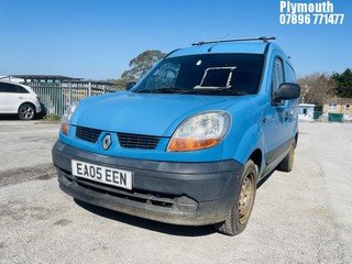 Location: Plymouth - 2005 RENAULT KANGOO SL17 DCI 60 Panel Van REG: EA05EEN, Keys: No, MOT Expiry date: 17/10/2023, 1461 Diesel, 5 Speed Manual Diesel, Former Keepers: 3