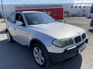 Location: South Wales - 2004 BMW X3 SPORT AUTO ESTATE REG: M111RGW, 2979cc PETROL, 5 SPEED AUTO PETROL, Former Keepers: 1, Keys: Yes, MOT Expiry date: 30/09/2023