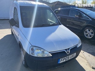 Location: Hull - 2009 VAUXHALL COMBO 2000 CDTI 16V Car Derived Van REG: FP09UXL, Keys: No, MOT Expiry date: 13/05/2025, 1686 Diesel, 5 Speed Manual Diesel, Former Keepers: 4