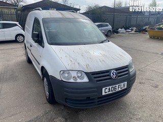 Location: Hull - 2006 VOLKSWAGEN CADDY C20 TDI S-A Car Derived Van REG: CA06FLH, Keys: No, MOT Expiry date: 15/01/2024, 1896 Diesel, 6 Speed Semi Auto Diesel, Former Keepers: 12