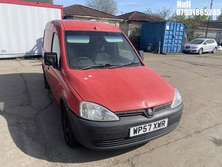 Location: Hull - 2008 VAUXHALL COMBO 1700 CDTI Car Derived Van REG: WP57XWR, Keys: No, MOT Expiry date: 28/07/2024, 1248 Diesel, 5 Speed Manual Diesel, Former Keepers: 4