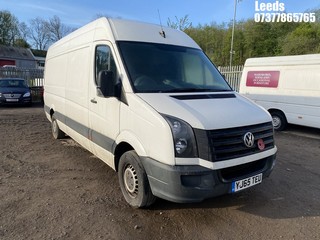 Location: Leeds - 2015  VOLKSWAGEN CRAFTER CR35 TDI Panel Van REG: YJ65TEU, 1968cc Diesel , 6 Speed Manual Diesel, Former Keepers: 3, Keys: No, MOT Expiry date: 31-07-2025