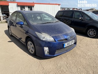 Location: Leeds - 2010 TOYOTA PRIUS T3 VVT-I CVT 5 Door Hatchback REG: LS60GPU, Keys: No, MOT Expiry date: 27-02-2026, 1797 Hybrid Electric, Variable 1 Speed Auto Petrol/E, Former Keepers: 3