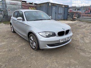 Location: Leeds - 2008 BMW 118D SE 5 Door Hatchback REG: FE58ZPO, Keys: No, MOT Expiry date: 20-11-2025, 1995 Diesel, 6 Speed Manual Diesel, Former Keepers: 7