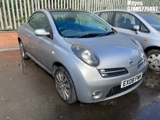 Location:  Hayes - 2008 NISSAN MICRA ESSENZA C+C Convertible REG: EX08FWW, Keys: No, MOT Expiry date: 14/07/2025, 1598 Petrol, 5 Speed Manual Petrol, Former Keepers: 7