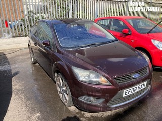 Location:  Hayes - 2008 FORD FOCUS TITANIUM 145 3 Door Hatchback REG: EF08RXN, Keys: No, MOT Expiry date: 20/09/2025, 1999 Petrol, 5 Speed Manual Petrol, Former Keepers: 8