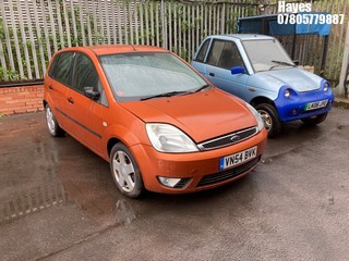 Location:  Hayes - 2004 FORD FIESTA FLAME 5 Door Hatchback REG: VN54BVK, Keys: No, MOT Expiry date: 08/08/2024, 1388 Petrol, 5 Speed Manual Petrol, Former Keepers: 10