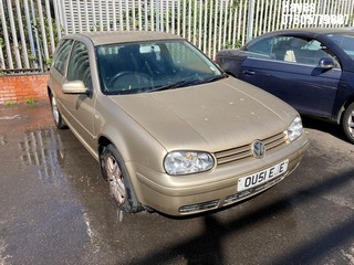 Location:  Hayes - 2001 VOLKSWAGEN GOLF GTI (115 BHP) 3 Door Hatchback REG: OU51EJE, Keys: No, MOT Expiry date: 31/10/2024, 1984 Petrol, 5 Speed Manual Petrol, Former Keepers: 7
