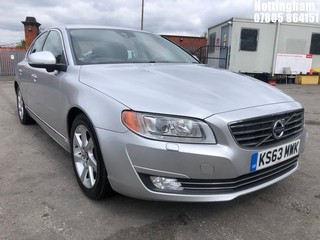 Location: Nottingham - 2013 VOLVO S80 SE NAV D2 AUTO  4 DOOR SALOON REG: KS63MWK, 1560cc DIESEL, 6 SPEED AUTO DIESEL, Former Keepers: 7, Keys: Yes, MOT Expiry date: 02/08/2024