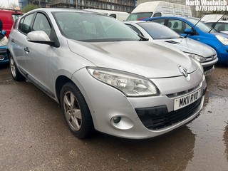 Location: North Woolwich - 2011 RENAULT MEGANE BIZU 5 Door Hatchback REG: MK11RVO, Keys: No, MOT Expiry date: 20/12/2025, 1598 Petrol, 5 Speed Manual Petrol, Former Keepers: 8