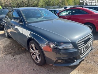 Location: North Woolwich - 2010 AUDI A4 SE TDI 6SP 4 Door Saloon REG: CV10XJA, Keys: No, MOT Expiry date: 06/08/2025, 1968 Diesel, 6 Speed Manual Diesel, Former Keepers: 10