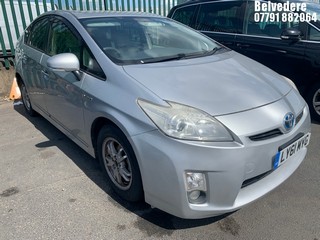 Location: BELVEDERE - 2011 TOYOTA PRIUS HYBRID 5 DOOR HATCHBACK REG: LY61MYG, 1797cc HYBRID ELECTRIC, AUTOMATIC, Former Keepers: 5, Keys: No, MOT: Expiry date19.11.2025