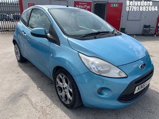 Location: BELVEDERE - 2011 FORD KA TITANIUM 3 DOOR HATCHBACK REG: KN61LVM., 1242cc PETROL, 5 SPEED MANUAL PETROL, Former Keepers: 7, Keys: Yes, MOT: Expiry date12.06.2025