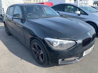 Location: Belvedere - 2012 BMW 118I SPORT TURBO AUTO 5 Door Hatchback REG: YG12JGX, Keys: No, MOT Expiry date: 16.04.2025, 1598 Petrol, 8 Speed Auto Petrol, Former Keepers: 8