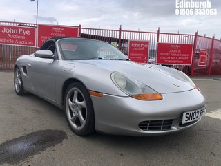 Location: Edinburgh - 2002  PORSCHE  BOXSTER S TIPTRONIC Convertible  REG: SN02RPC, 3179cc Petrol , 5 Speed Auto Petrol, Former Keepers: 10, Keys: Yes, MOT Expiry date: 15/09/2023