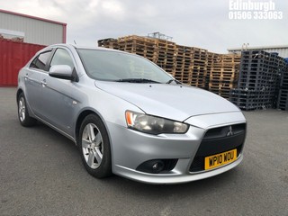 Location: Edinburgh - 2010 MITSUBISHI LANCER GS2 DI-D 5 Door Hatchback REG: WP10WOU, Keys: Yes, MOT Expiry date: 19/04/2024, 1968 Diesel, 6 Speed Manual Diesel, Former Keepers: 7