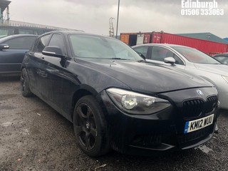 Location: Edinburgh - 2012 BMW 118D SPORT 5 Door Hatchback REG: KM12WUU, Keys: No, MOT Expiry date: 07/12/2024, 1995 Diesel, 6 Speed Manual Diesel, Former Keepers: 11