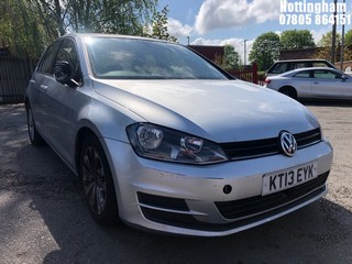 Location: Nottingham - 2013 VOLKSWAGEN  GOLF SE BLUEMOTION TECH T 5 Door Hatchback REG: KT13EYK, Keys: No, MOT Expiry date: 07/12/2024, 1598 Diesel, 5 Speed Manual Diesel, Former Keepers: 3