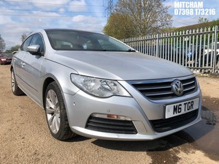 Location: MITCHAM - 2009 VOLKSWAGEN PASSAT TSI COUPE REG: M6TGR, 1798cc PETROL, 6 SPEED MANUAL PETROL, Former Keepers: 5, Keys: No, MOT: Expiry date05/08/2025