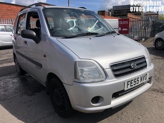 Location: Nottingham - 2005 SUZUKI WAGON R+GL 5 Door Hatchback REG: FE55NVD, Keys: No, MOT Expiry date: 28/02/2025, 1229 Petrol, 5 Speed Manual Petrol, Former Keepers: 4