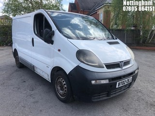 Location: Nottingham - 2002 VAUXHALL VIVARO 2700 DI SWB Panel Van REG: BT02CEJ, Keys: No, MOT Expiry date: 04/08/2024, 1870 Diesel, 5 Speed Manual Diesel, Former Keepers: 9