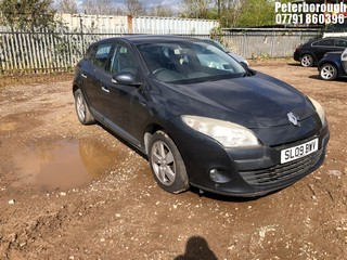 Location: Peterborough - 2009 RENAULT MEGANE DYNAMIQUE VVT 5 Door Hatchback REG: SL09BWV, Keys: No, MOT Expiry date: 08/10/2024, 1598 Petrol, 6 Speed Manual Petrol, Former Keepers: 9