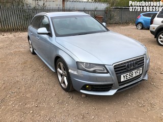 Location: Peterborough - 2008 AUDI A4 AVANT S LINE TDI Estate REG: YE58YFD, Keys: No, MOT Expiry date: 08/10/2024, 1968 Diesel, 6 Speed Manual Diesel, Former Keepers: 10
