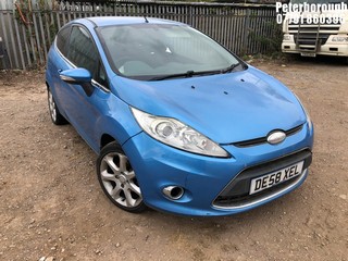Location: Peterborough - 2009 FORD FIESTA ZETEC 82 3 Door Hatchback REG: DE58XEL, Keys: No, MOT Expiry date: 12/11/2025, 1242 Petrol, 5 Speed Manual Petrol, Former Keepers: 10