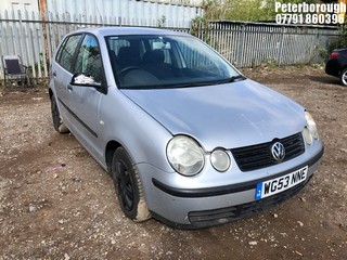 Location: Peterborough - 2003 VOLKSWAGEN POLO E 5 Door Hatchback REG: WG53NNE, Keys: No, MOT Expiry date: 16/03/2026, 1198 Petrol, 5 Speed Manual Petrol, Former Keepers: 5