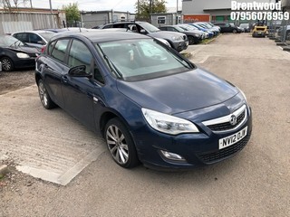 Location: BRENTWOOD - 2012 VAUXHALL ASTRA ACTIVE 	 5 DOOR HATCHBACK REG: NV12OJW, 1398cc PETROL, 5 SPEED MANUAL PETROL, Former Keepers: 2, Keys: No, MOT: Expiry date18/04/2025