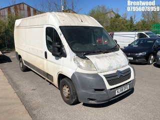 Location: Brentwood - 2008 CITROEN RELAY 35 HDI 120 LWB Panel Van REG: NJ58OFG, Keys: No, MOT Expiry date: 10/12/2024, 2198 Diesel, 6 Speed Manual Diesel, Former Keepers: 7