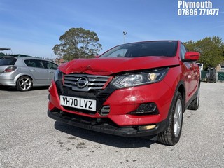 Location: Plymouth - 2020 NISSAN  QASHQAI ACENTA PREMIUM DI 5 DOOR HATCHBACK REG: YH70LVZ, 1332cc PETROL, 6 SPEED MANUAL PETROL, Former Keepers: 2, Keys: Yes, MOT Expiry date: 29/09/2025