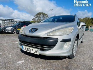 Location: Plymouth - 2008 PEUGEOT 308 S SW HDI 89 Estate REG: LC58FJV, Keys: No, MOT Expiry date: 28/03/2023, 1560 Diesel, 5 Speed Manual Diesel, Former Keepers: 6