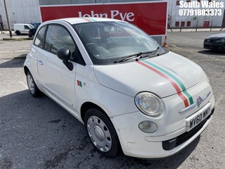 Location: South Wales - 2010 FIAT 500 POP 3 Door Hatchback REG: WV60WMY, Keys: No, MOT Expiry date: 03/01/2024, 1242 Petrol, 5 Speed Manual Petrol, Former Keepers: 7