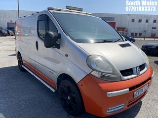 Location: South Wales - 2004 RENAULT TRAFIC SL27 DCI 100 SWB Panel Van REG: CV04CZL, Keys: No, MOT Expiry date: 17/01/2025, 1870 Diesel, 6 Speed Manual Diesel, Former Keepers: 9