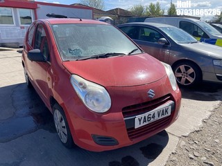 Location: Hull - 2015 SUZUKI ALTO SZ 5 Door Hatchback REG: YA64VAK, Keys: No, MOT Expiry date: 18/01/2026, 996 Petrol, 5 Speed Manual Petrol, Former Keepers: 2