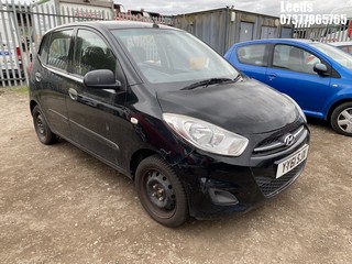 Location: Leeds - 2012 HYUNDAI I10 CLASSIC 5 Door Hatchback REG: YY61SJX, Keys: No, MOT Expiry date: 19-01-2025, 1248 Petrol, 5 Speed Manual Petrol, Former Keepers: 8